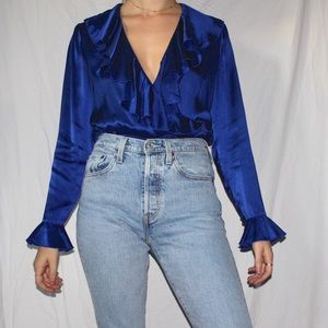 Oscar De La Renta Silk Blouse